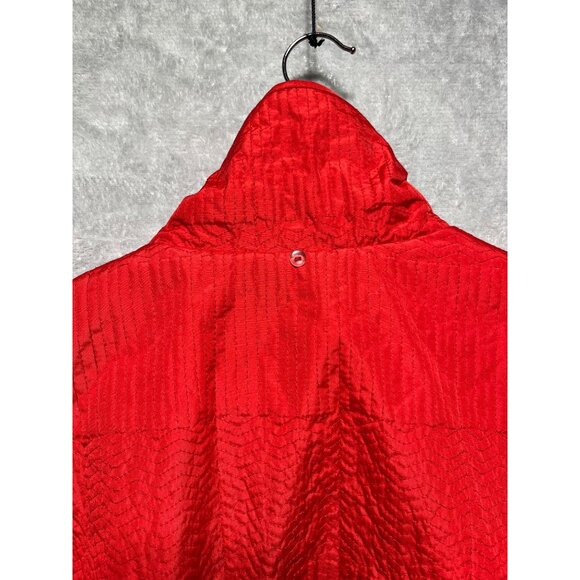 Vintage Totes Womens Plus 3X Red Quilted Rain Coat Jacket Soft Fleece Lining - Picture 13 of 16